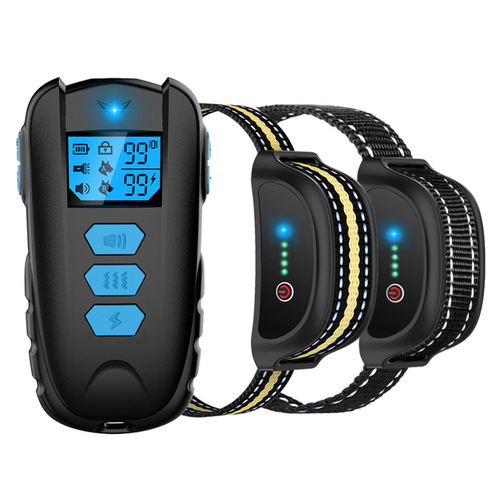 Amazon best-selling pet supplies bark control remote dog trainer, dual dog chain, can be shipped on behalf