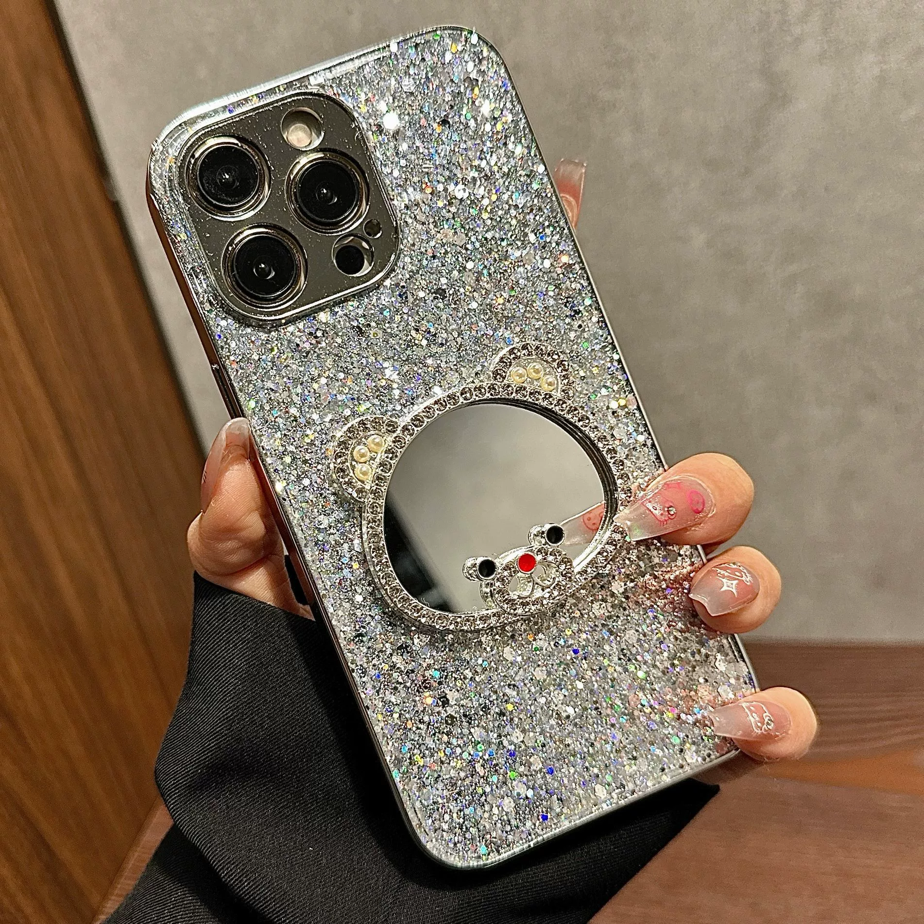 Чехол для телефона, совместимый с Apple/ Honor, Pro 15/15 Pro Max, зеркальный эффект, S20, A5