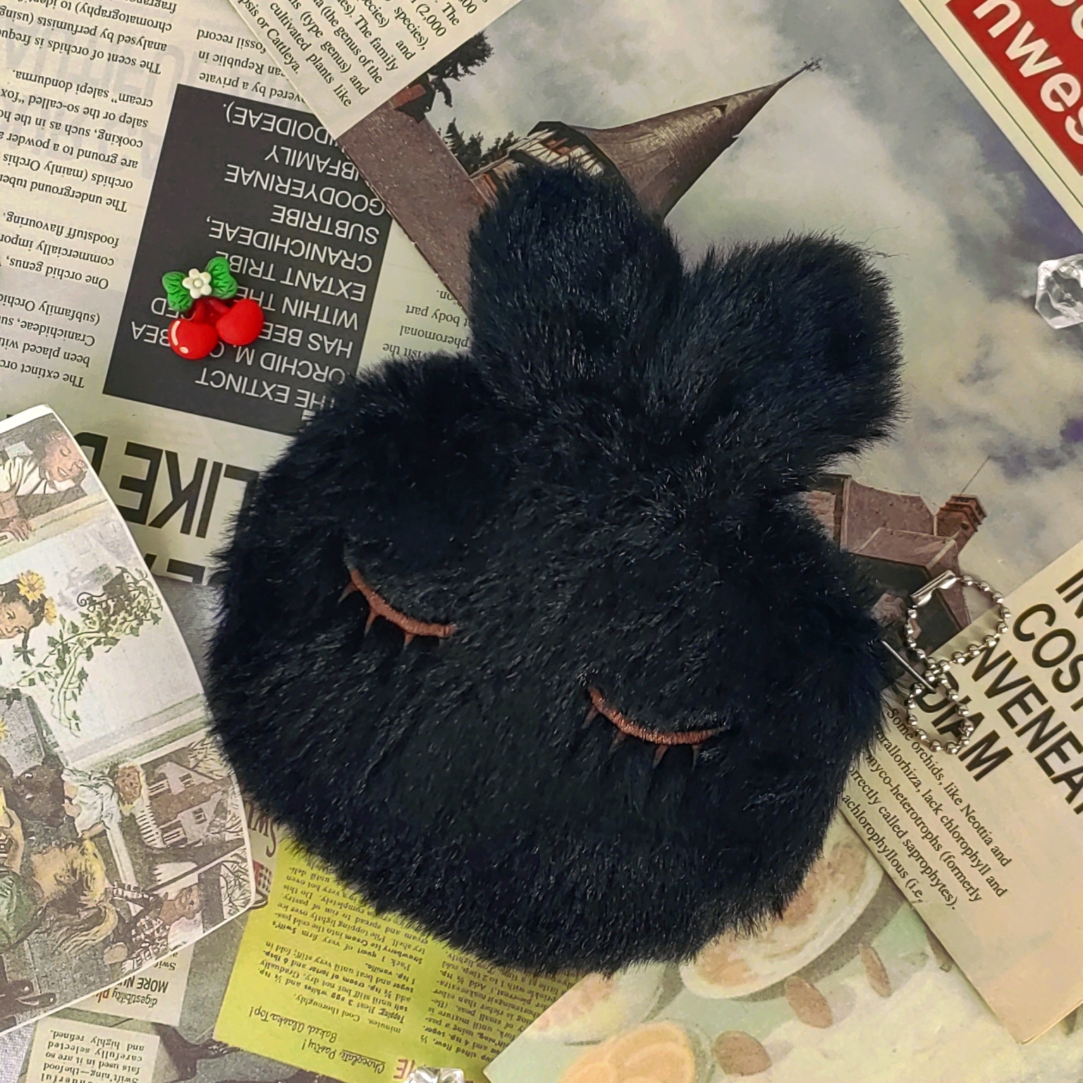 12g Weight Coin Purse Bags Type Daily Occasion Plush Material Unisex Animal Plush Coin Purses