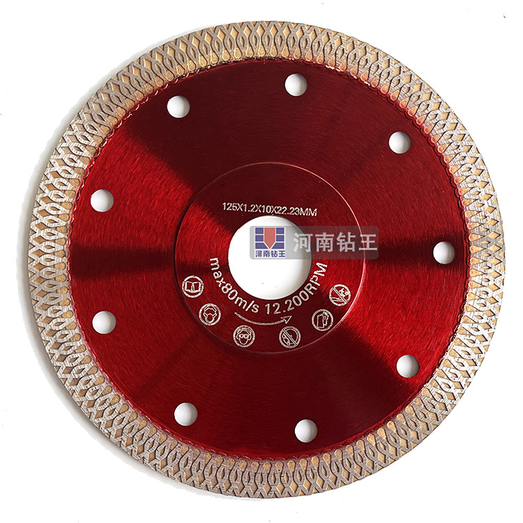 专业115 125网波陶瓷片金刚石热压烧结波纹锯片石材瓷砖切割刀片
