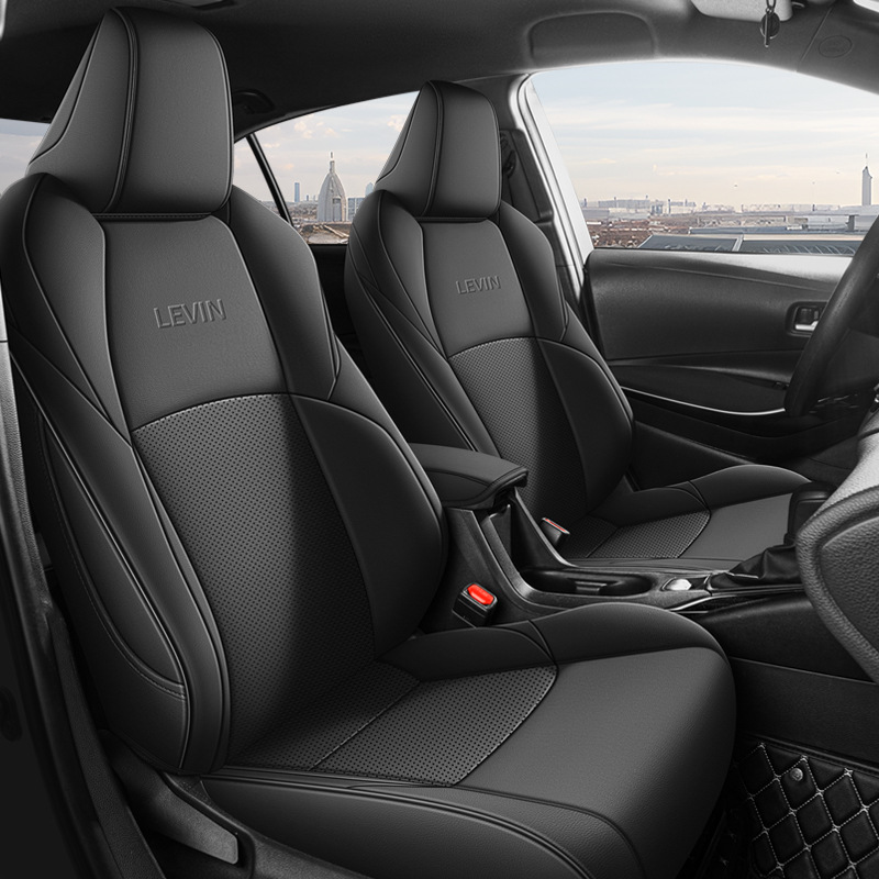 Modelə uyğun (Original) oturacaq örtükləri — Toyota Full Set Leather - black