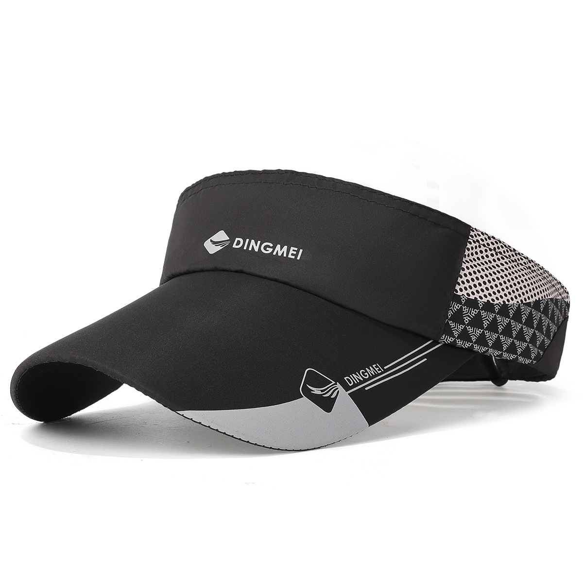 Summer Stylish Printed Winged Visor Hat Outdoor Sports And Running, Fashionable Unisex Baseball Cap For Cross-border_voghion.com