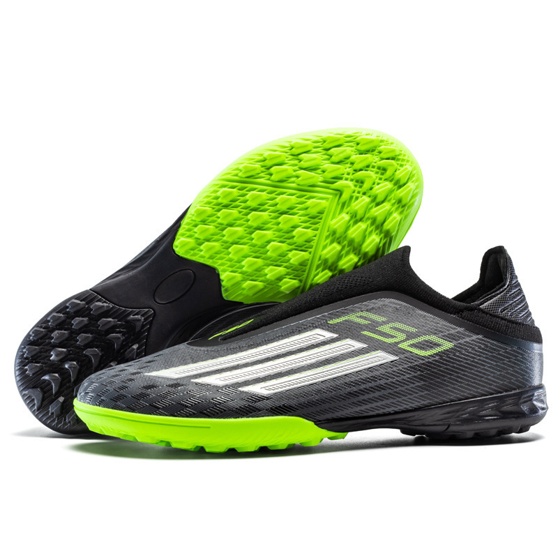 Zapatos de Fútbol de Corte Bajo para Adultos de TPU y EVA Transpirables para Césped Natural y Artificial