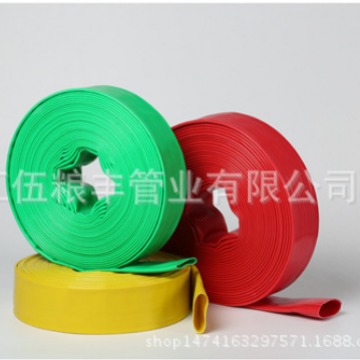 农业工地抽沙抽水抽泥浆涂塑水带红胶帆布带WATER HOSE PVC
