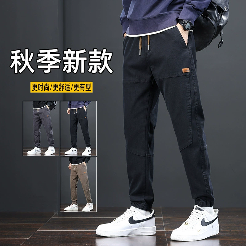 Willen Harlen корсеты осенние повседневные брюки мужские свободные мужские наряды с толстыми длинными брюками большого размера