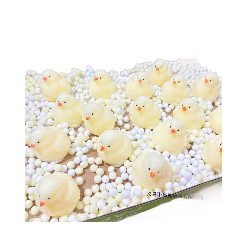 B pollo de peluche de simulación pellizco pellizco le pollo pellizco pellizco juguete de ventilación pequeño libro rojo pellizco descompresión