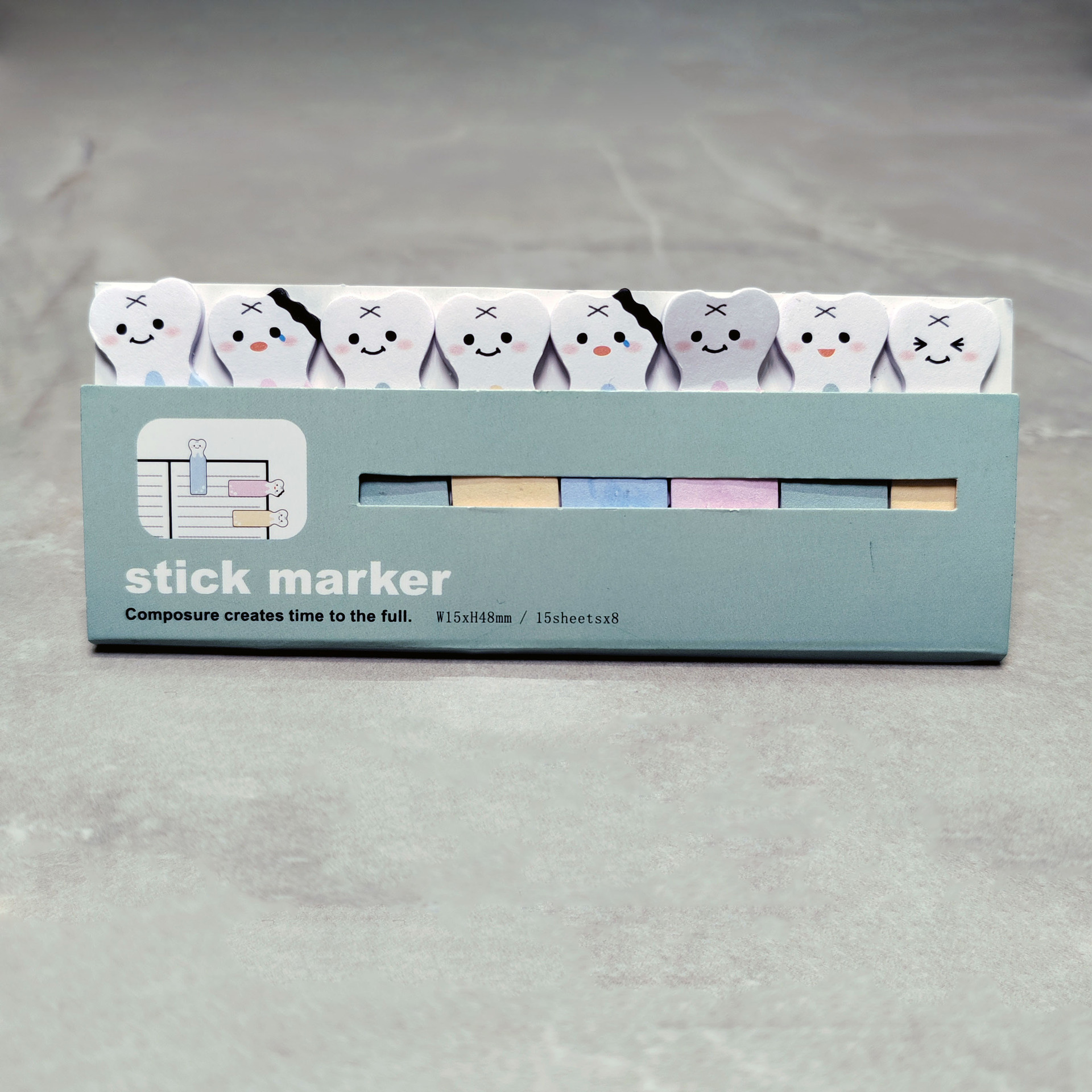 Asiento de fila mini flor gato nota adhesiva lindo gato negro de dibujos animados nota adhesiva creativa de forma especial tira de nota fresca Etiqueta de índice