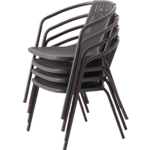 Outdoor rattan chair single back chair balcony outdoor leisure Teng chair round chair home chair rattan chair single chair