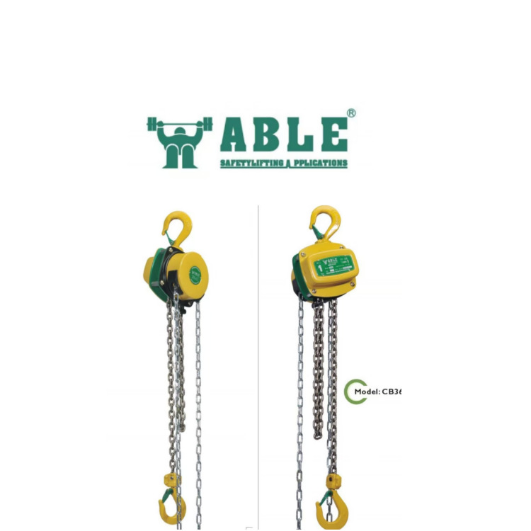 ABLE美国品牌艾培尔able手拉葫芦360度旋转手拉葫芦万向手拉葫芦