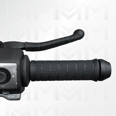 scooters, and grip modification parts, Motorcycle Handle Cover - diamond-patterned-black-silicone-handlebar-grips-1-pair-2-pieces-silicone-brake-levers-1-pair-2-pieces-todays-special-low-price