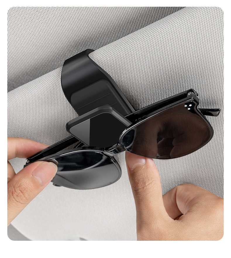 Car Glasses Clip, Car Sun Visor Storage Clip, Glasses Holder, Personalized Car Hanging Sunglasses Clip, Card Clip