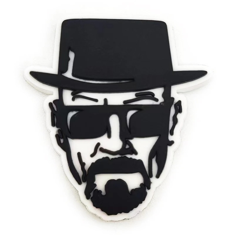 Comercio electrónico transfronterizo al por mayor zapatos de goma suave zapatos de flores accesorios PVC de dibujos animados veneno mortal experto agujero Zapatos de flores hebilla