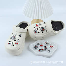 洞洞鞋配饰鞋花鞋带配饰DIY鞋材云朵HI滴胶圆包风火轮跳舞女孩