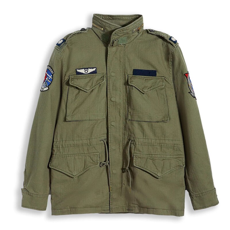 Customized Retro Men's American Classic Field Jacket M65 Herringbone Field Work Jacket