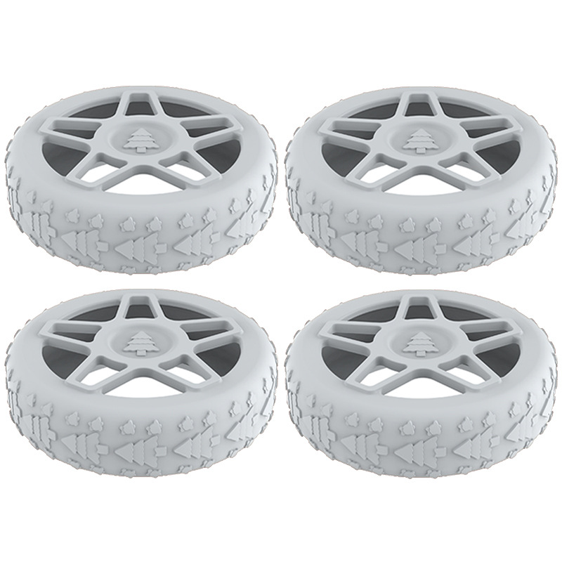 Caster shoesスーツケースホイールシリコン保護カバー耐摩耗性全包スーツケースホイールシリコン保護カバー