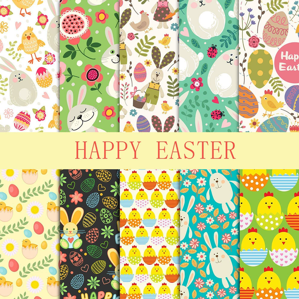 Rabbit, digital cotton cloth