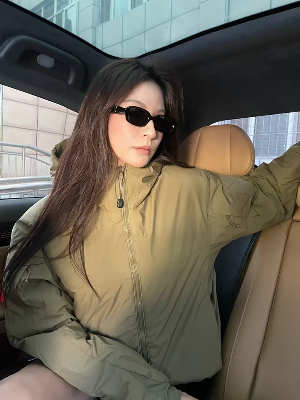 高质量军鸟棉服连帽外套男女款户外运动防风连帽保暖LOGO登山服|undefined