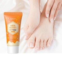 跨境QUIYUM牛奶蜂蜜可撕拉足蜡e足部护理角质厂家现货批发