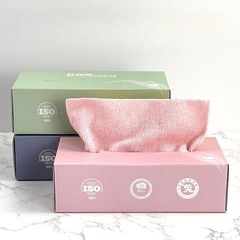 キッチンたわし取り外し可能な雑巾は水を吸収し、糸くずが落ちにくい、家庭用非使い捨て洗える雑巾