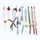 Pet supplies factory direct cross-border cute insect animal shape replacement head toy cat interactive toy