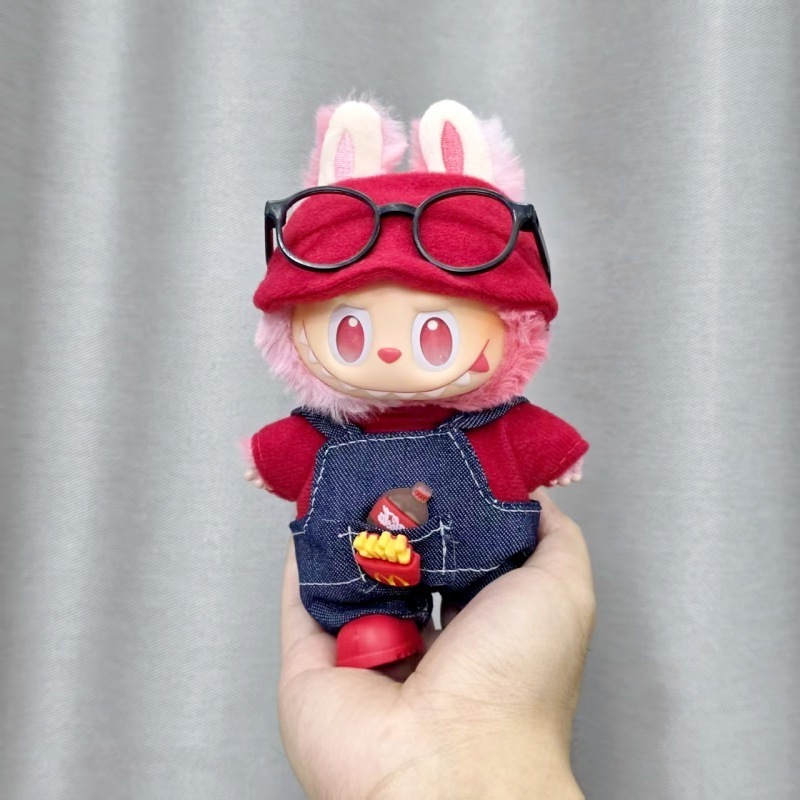替三代批发娃娃衣拉布labubu7cm着适用于布套装1一二毛绒公仔衣服|undefined