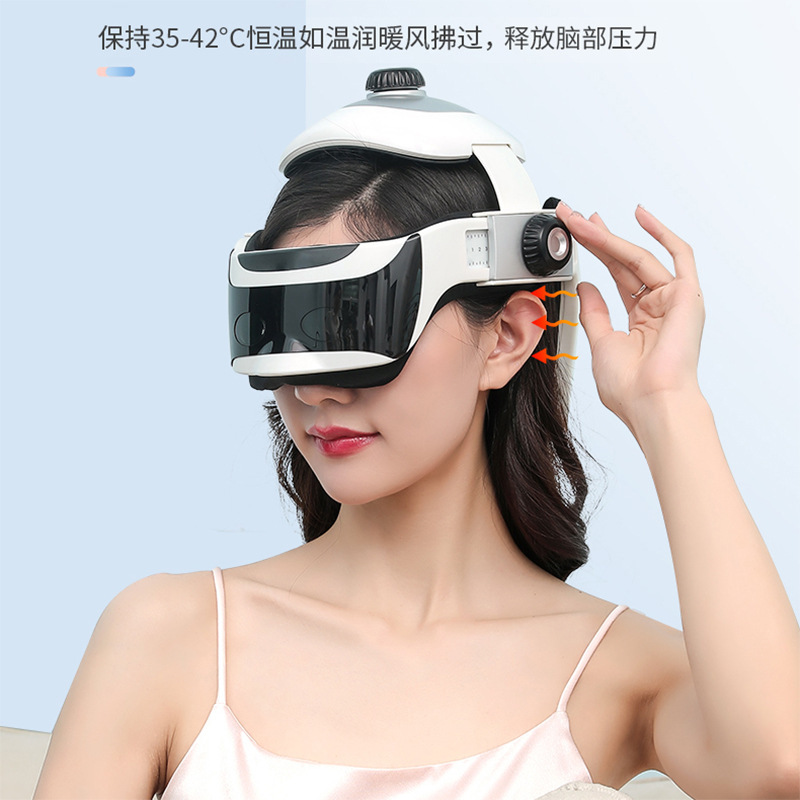 マッサージヘルメット電動ヘッドマッサージャー全自動脳マッサージャーYunyi頭皮理学療法キャップ頭痛|undefined