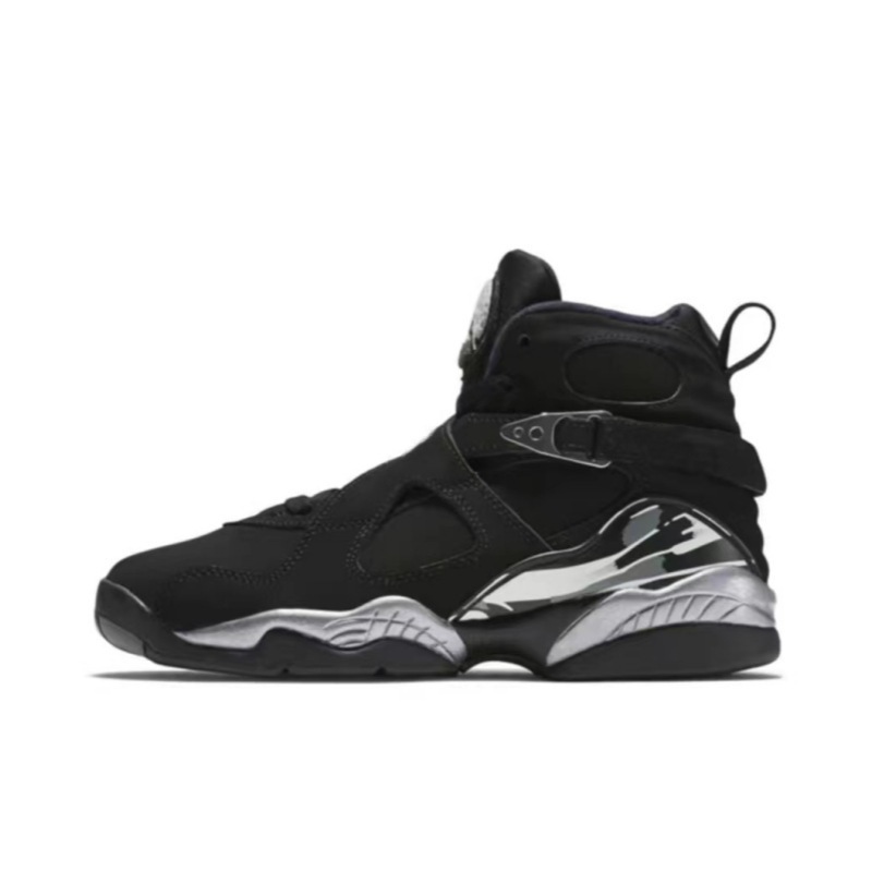 Putian zapatos AJ8 playoffs high-end Joe8 todas las estrellas negras y rojas parejas deportivas casuales zapatos de baloncesto masculino y femenino transfronterizos