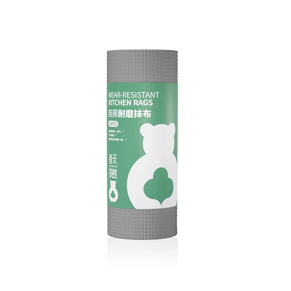Wear-resistant rags (green) 25 pieces/roll