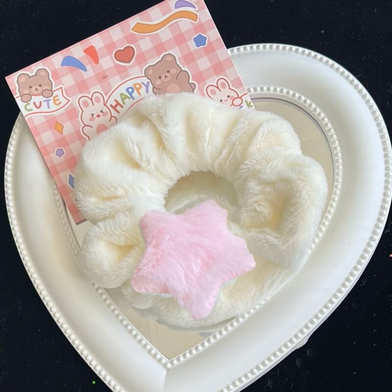 法式复古方巾大肠发圈女高级感甜美发绳头饰超大号扎马尾头绳发饰|undefined