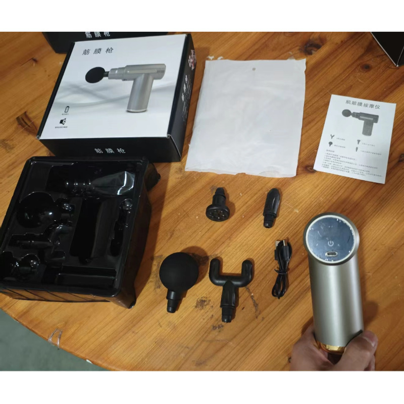 筋膜銃クロスボーダーアマゾン筋膜奪いミニ携帯フィットネス筋肉リラックス頚椎マッサージ器筋膜銃|undefined