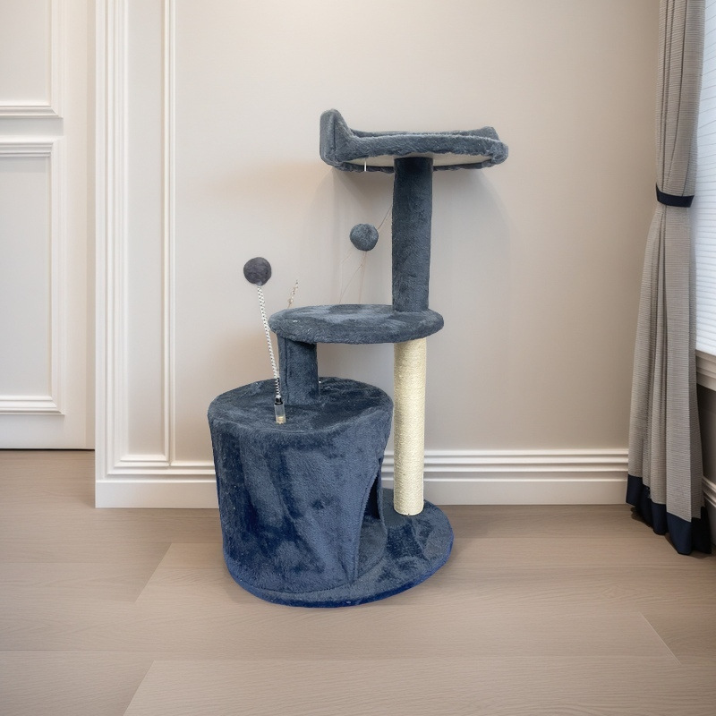 Estandarte de escalada de gato de seda integrado, nido de gato, tabla de agarre de gato, árbol de gato, juguetes para gatos, bolas para gatos, mascotas, protección ambiental