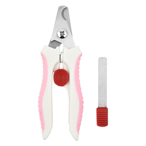 Pet Supplies Wholesale Stainless Steel Pet Nail Clipper Large Dog Nail Clipper Set Portable Pet Nail File