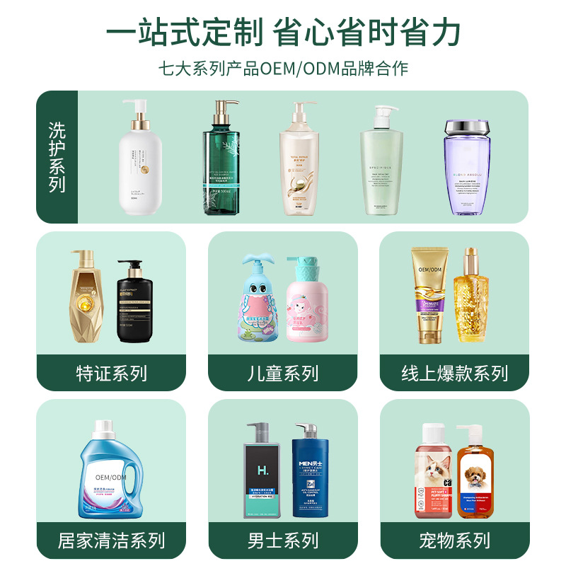 OEM personalizado champú masculino especial control de aceite flácido anti-caspa colonia champú conjunto de gel de baño procesamiento