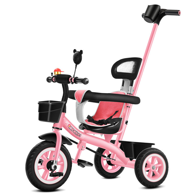 Triciclo infantil 1 - 3 - 2 - 6 años de edad, carro de bebé grande, bicicleta, carro de jardín de infantes image 50