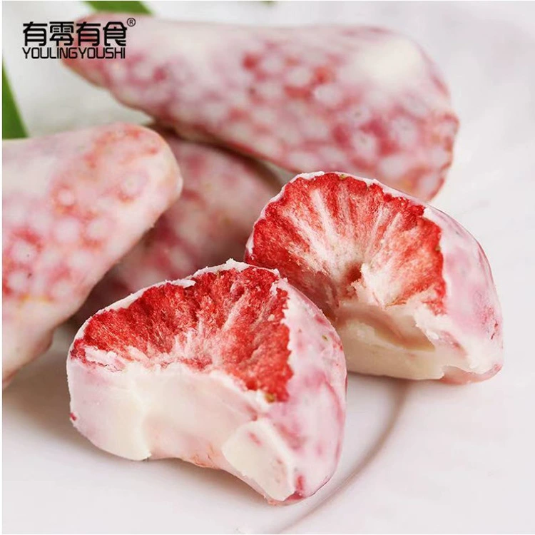 有零有食 Сублимированная клубника, 38 г, интернет-знаменитость