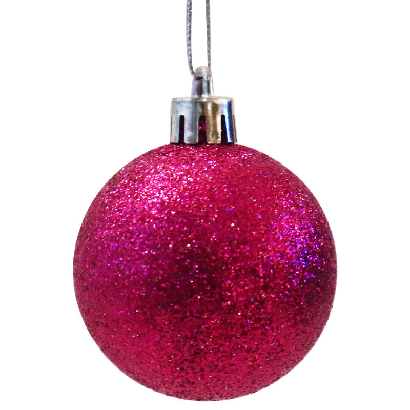 Venta al por mayor BOLA DE Navidad a granel pequeña bola ventana decoración de la boda galvanoplastia de plástico bola decorativa de Navidad 1,8-10cm