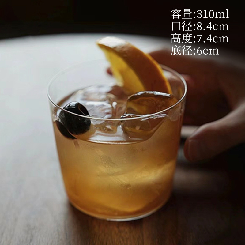 DWF01 vidrio de cristal taza clásica de whisky taza de hockey taza de cóctel japonesa taza de mezclador taza de vino