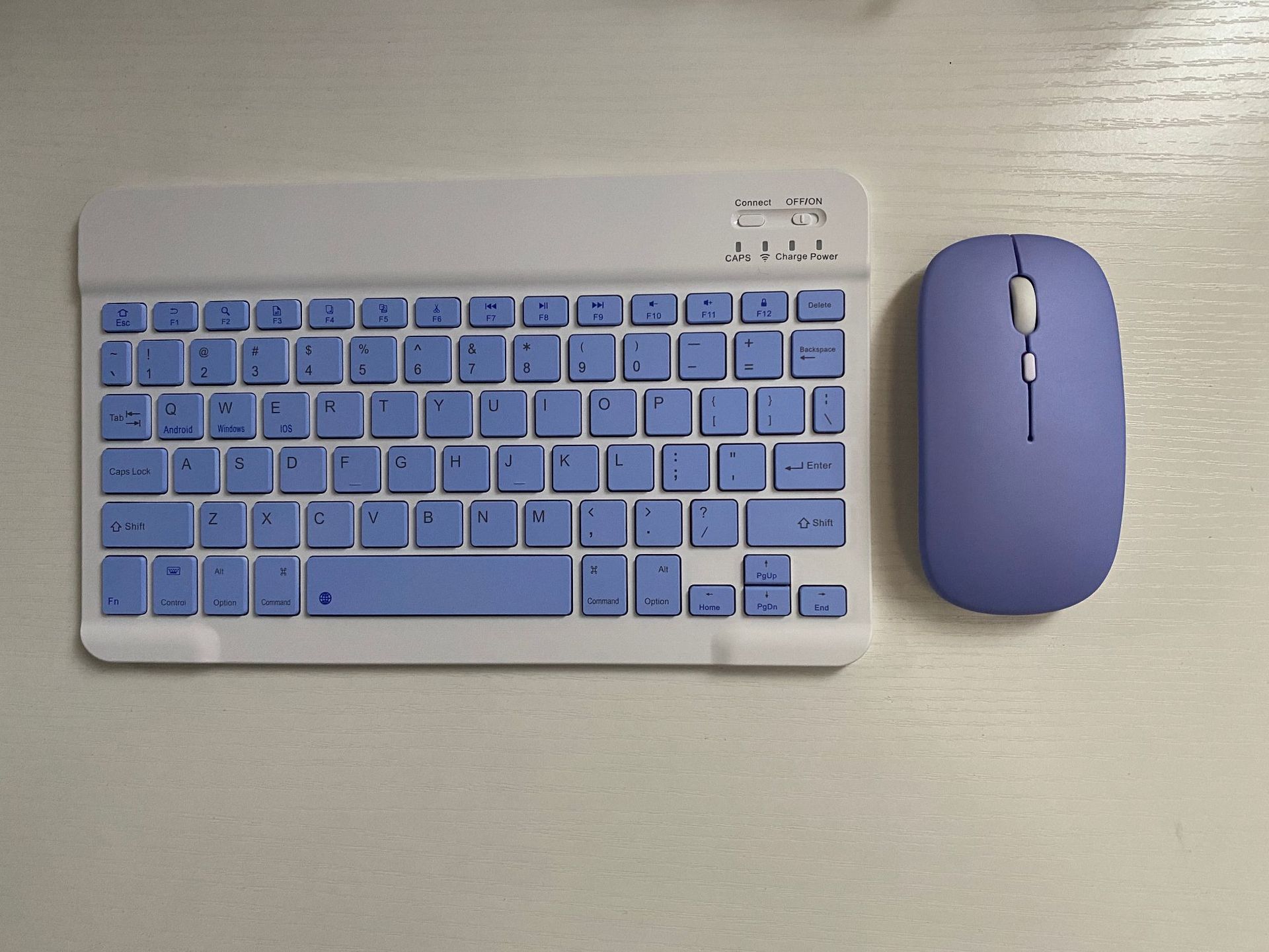 10inch 보라색 +++2.4G 컬러 매칭 듀얼 모드 마우스