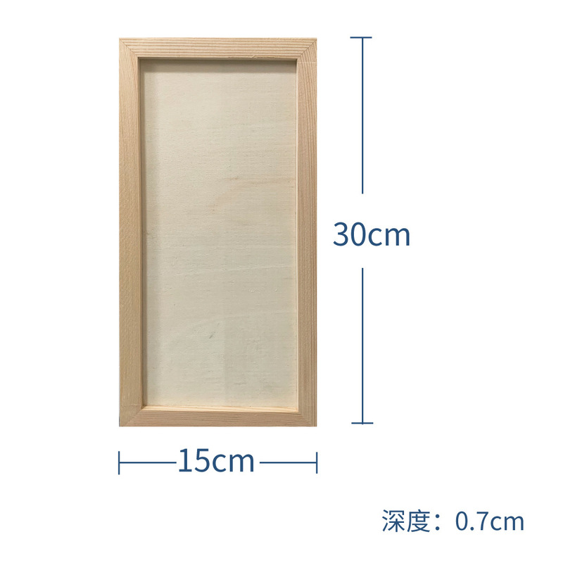 粘土額縁松材超軽量粘土無垢材子供 DIY 手作りクリエイティブカラー泥フォトフレームディスプレイフレーム|undefined