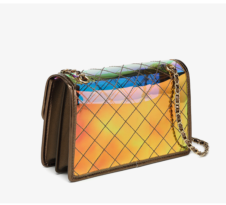 Nuovo dional cross jelly per le donne, filo da ricamo alla moda con griglia di diamanti trasparenti, piccola catena francese da spiaggia_voghion.com