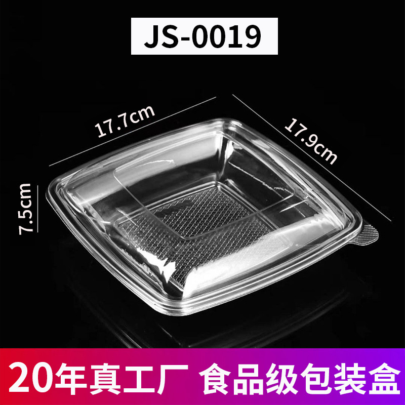 一次性透明塑料西点包装盒烘焙蛋糕面包饼干迷你丹麦酥曲奇打包盒|undefined