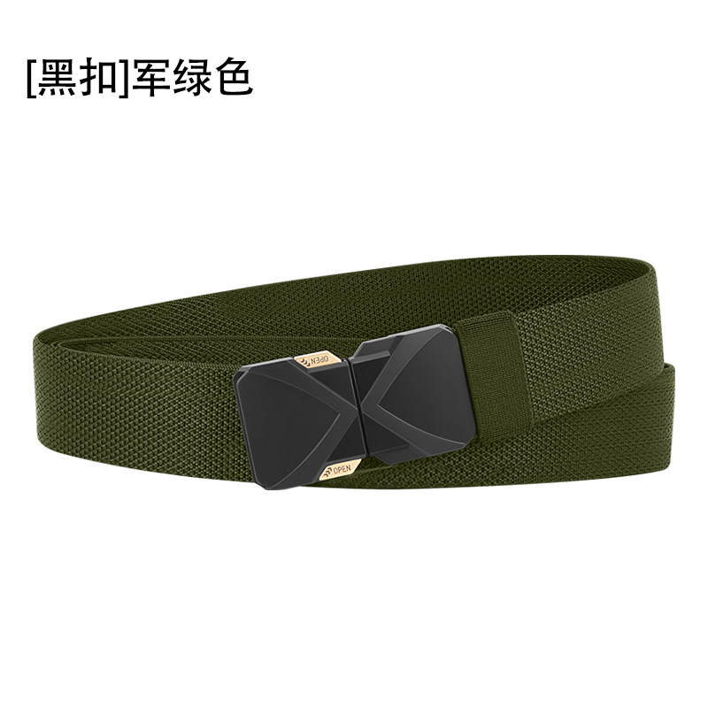 【新たなアップグレード】高弾力ゴム編みベルトは、男性と女性の同じ戦術ベルトを裁断することができます。