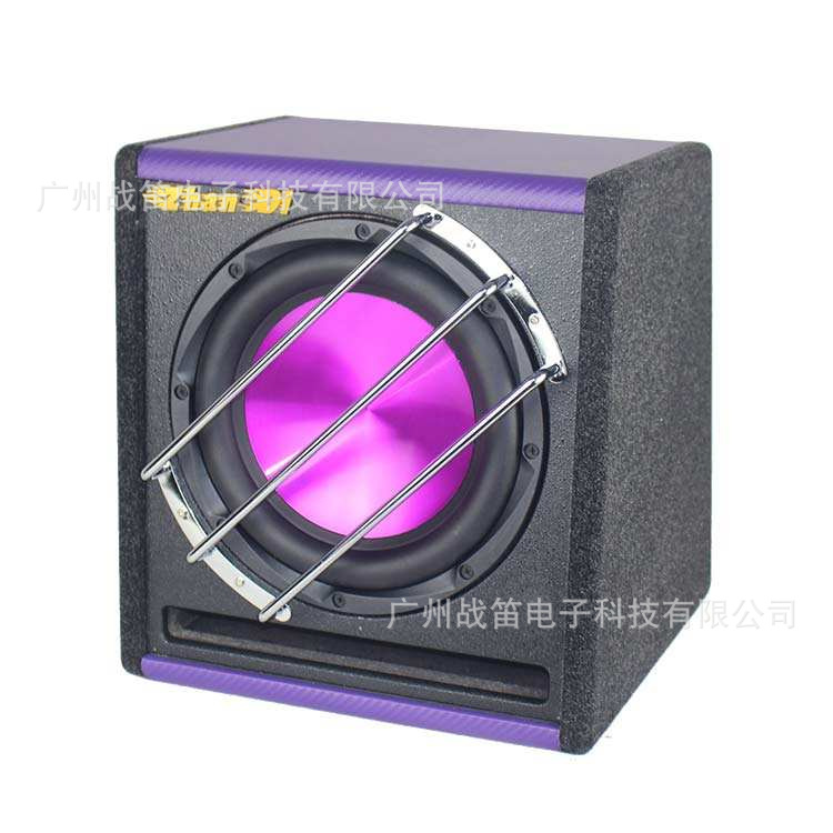 工厂直售重低音低音炮10寸12V大功率有源车载音箱带功放