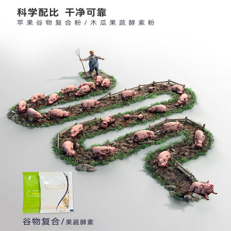 Fruit & Grain Enzyme Powder (果蔬谷物固体饮料) — Dietary Fiber Botanical Drink Mix key features