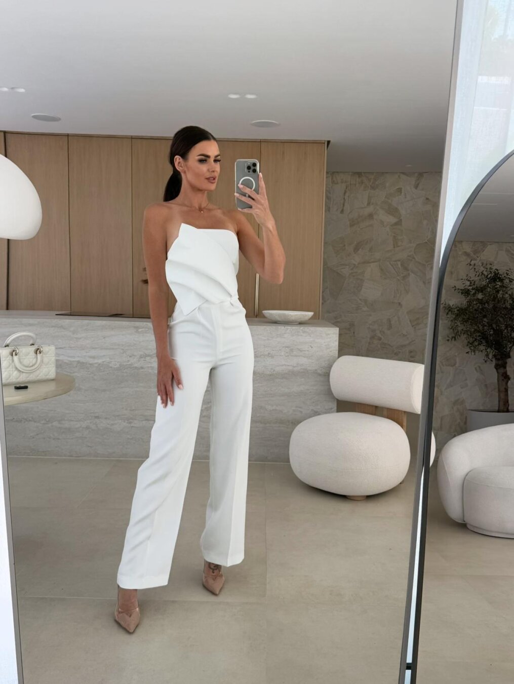 385g Weight Sleeveless Sleeve Length Full Length Pants Length Polyester Fabric Type Mid Waist Waist Line Jumpsuits Pants Type Inelastic Elasticity Bodysuits Tops Type Holiday, Selfie Occasion Regular Fit Fit Type Solid Color Pattern Summer Season Women's Gender Casual, British Style, Streetwear Style Women's Holiday Selfie Bodysuits Casual British Style Streetwear Solid Color Full Length Jumpsuits 24