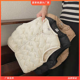 宝宝羽绒棉马甲男童女童韩版背心婴儿保暖坎肩春秋冬洋气百搭潮流