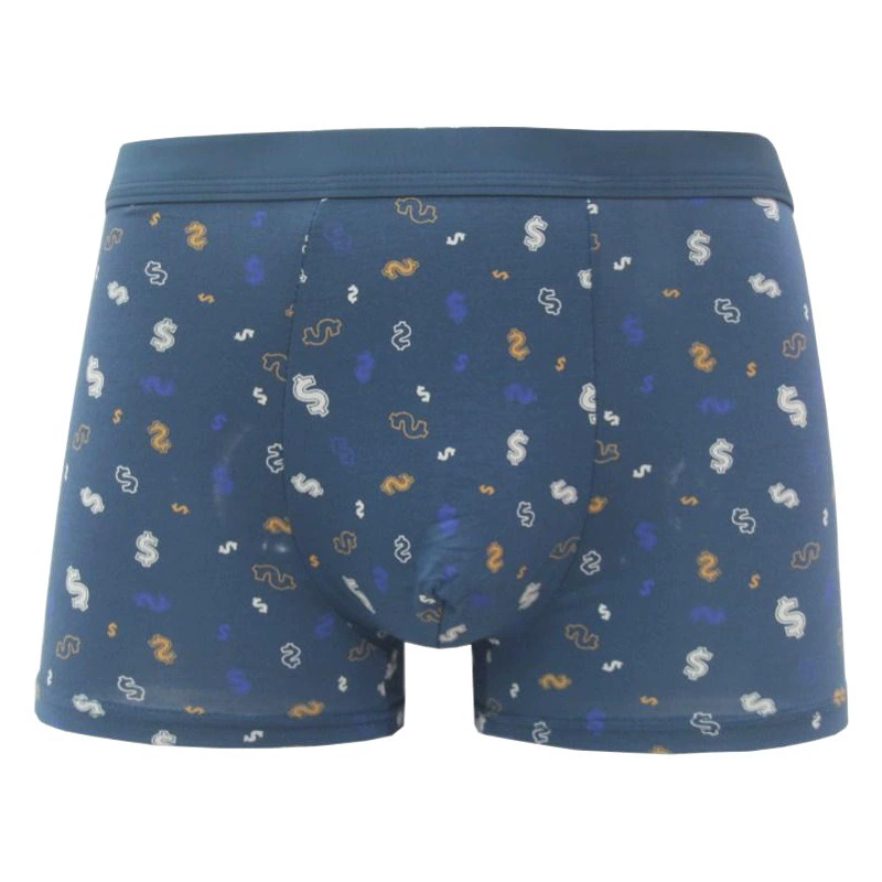 Мужское однотонное нижнее белье из бамбукового волокна Мужские боксеры из бамбукового волокна, дышащее Мужское нижнее белье, длительное время