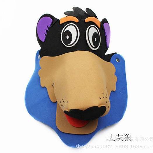 Día del niño Eva sombrero para el sol actividades entre padres e hijos dibujos animados animal tocado doce tocado del zodiaco