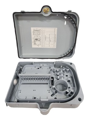 锝爱1分16分路器箱分纤配线 16芯24芯分纤箱楼道箱盒光缆布线