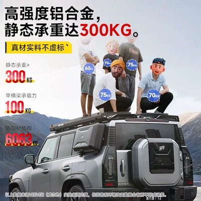 Roof rack — Off-Road Modification Folding Ladder
